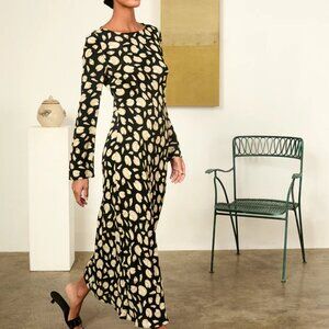 WORN ONCE! Ciao Lucia Gaia Long Sleeve Midi Dress (SZ: M)